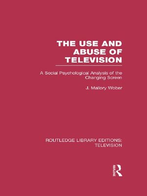 cover image of The Use and Abuse of Television